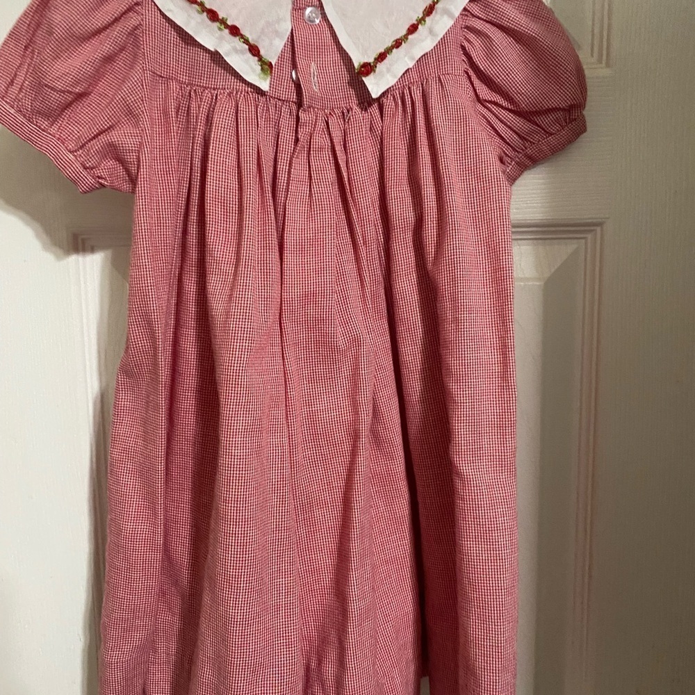 Chabre Gingham Bishop Dress - Picture 5 of 8